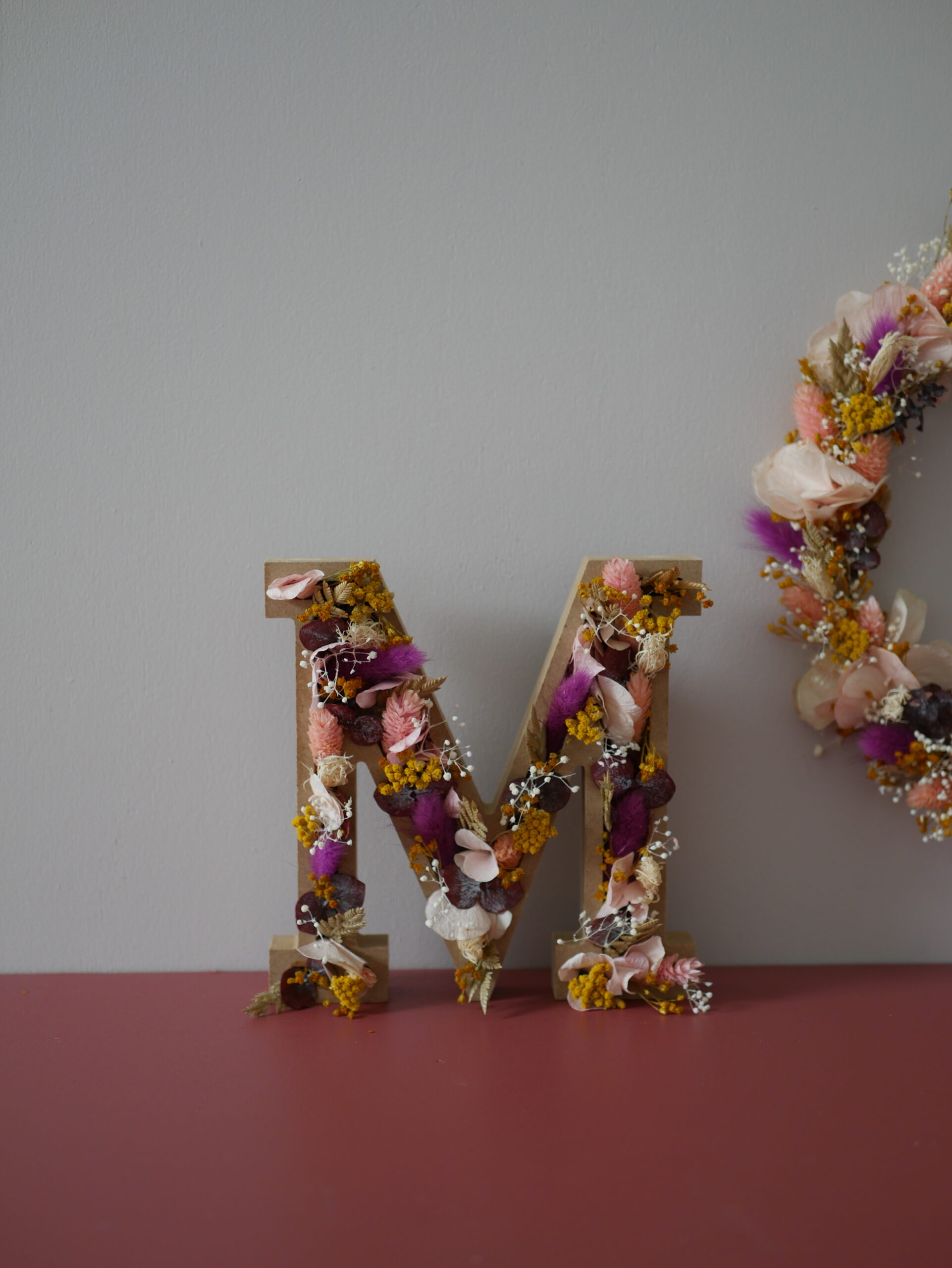 Lettre fleurie - La timide