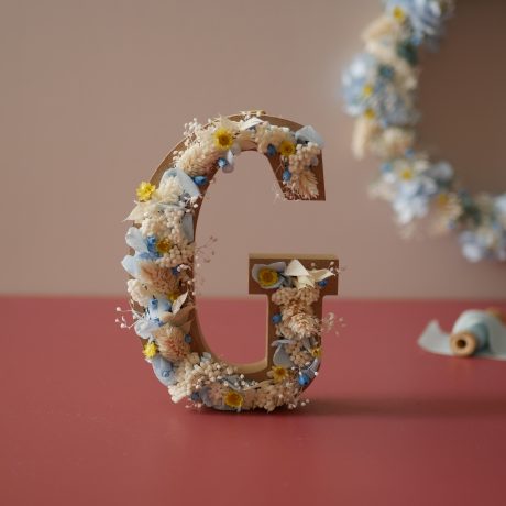 Atelier DIY - Petite lettre en fleurs séchées